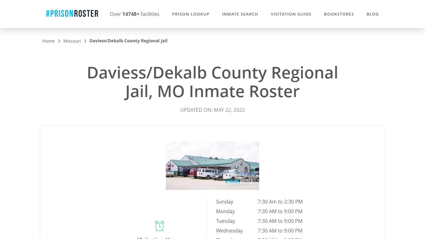 Daviess/Dekalb County Regional Jail, MO Inmate Roster - Prisonroster