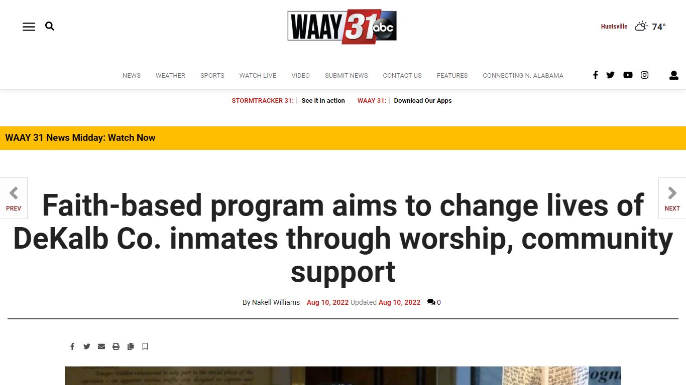 Faith-based program aims to change lives of DeKalb Co. inmates through ...